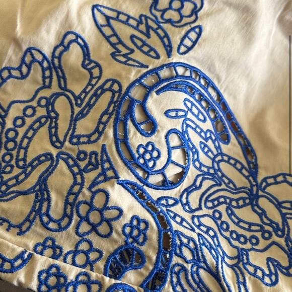 Free People Baller Embroidered Pants. NWOT - Picture 6 of 11